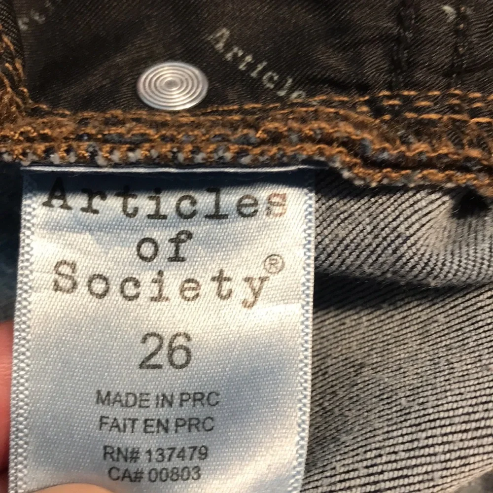 Articles of Society Raw Hem Skinny Jeans - Picture 4 of 9